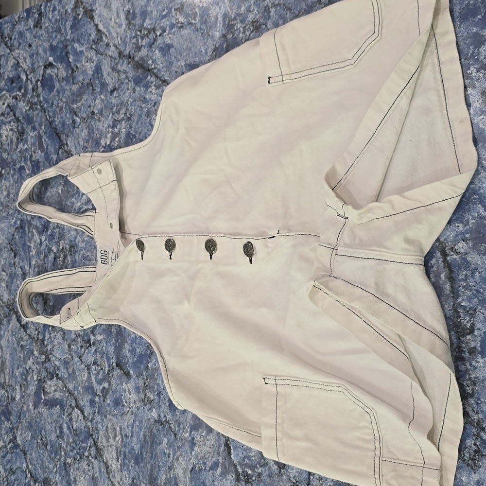 BDG Urban Outfitters White Jomper denim